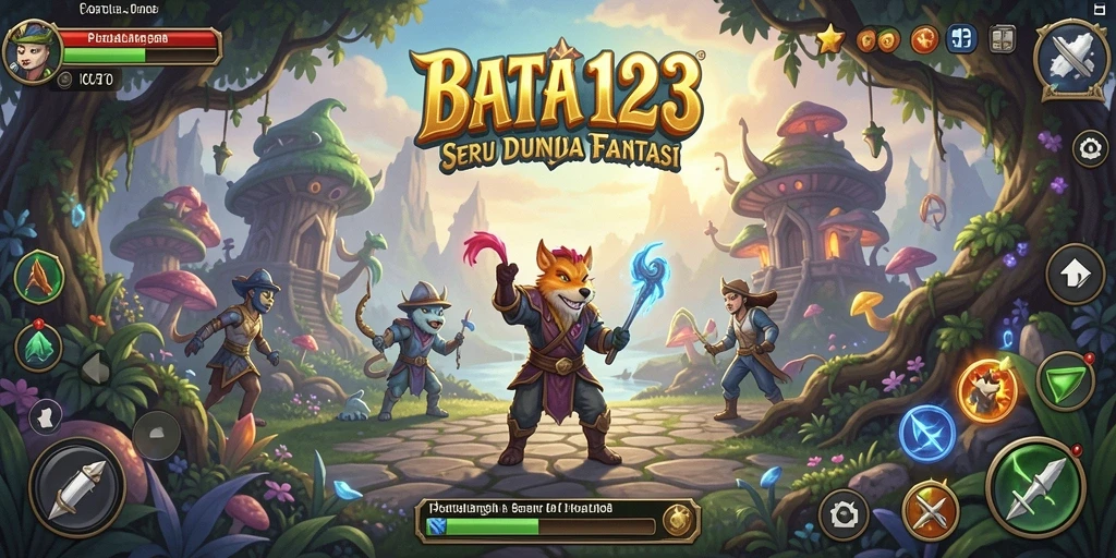 Tangkapan layar menampilkan aksi seru dalam game petualangan.
