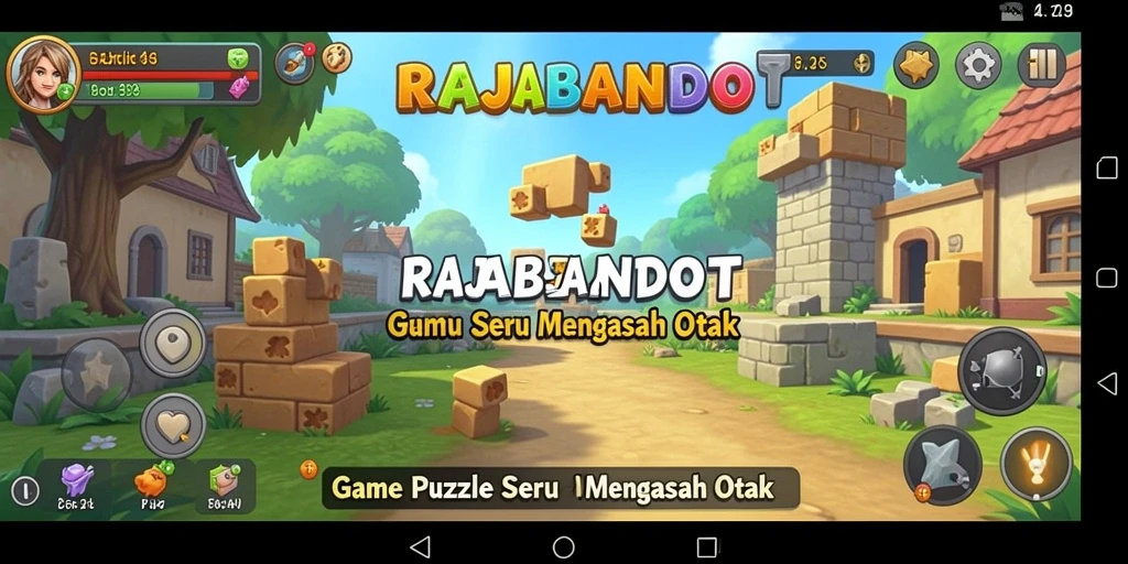 Tampilan gameplay seru dari RAJABANDOT.
