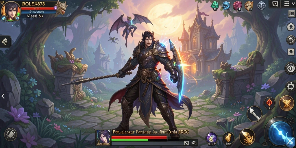 Screenshot gameplay ROLEX878 yang menampilkan pertarungan yang intens dan grafis menawan.